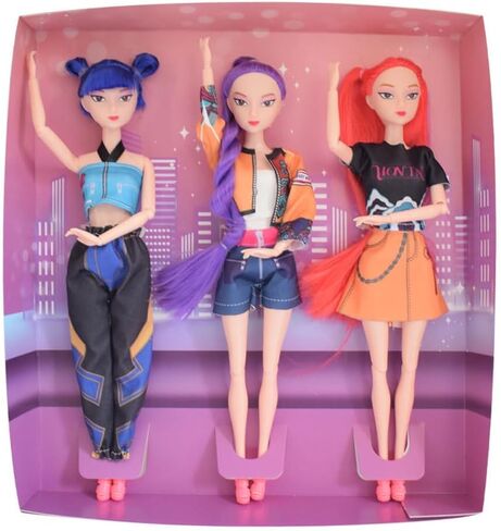 MFRMFR Demon Hunters 11.5'' Fashion Doll for,Articulated Girl Group Doll,Perfect Christmas and Birthdays Toy Gift for Girls Fans (003) in Saudi Arabia
