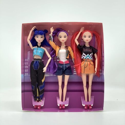 MFRMFR Demon Hunters 11.5'' Fashion Doll for,Articulated Girl Group Doll,Perfect Christmas and Birthdays Toy Gift for Girls Fans (003) in Saudi Arabia