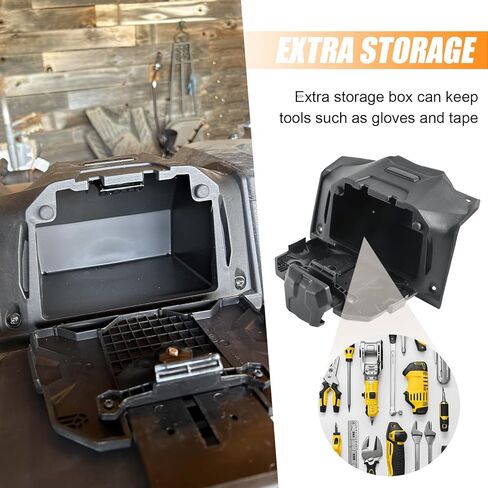 GearUp Electronic Device Holder with Storage Box Compatible with Polaris RZR XP 1000/ XP 4 1000/ XP Turbo 2019-2023 Tablet Phone Device Holder in Saudi Arabia