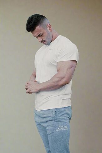 Jed North Men's Muscle Fitted Causal T-Shirt Gym Workout Bodybuilding & Everyday in Kuwait