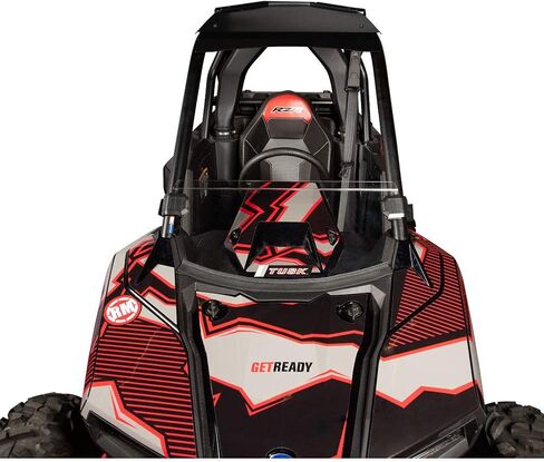 Tusk نصف زجاج أمامي قابل للإزالة شفاف متوافق مع Polaris RZR RS1 2018-2022 in Saudi Arabia