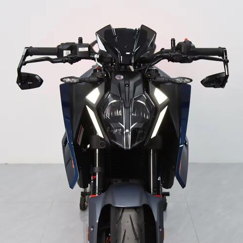 for Duke 390 125 1290 Super Duke 2024 2025 New Motorcycl Windshield Flyscreen Front Wind Deflector Shield Screen Airflow 1290 Super Duke R/RR DUKE390 DUKE125 (Dark Gray) in Kuwait