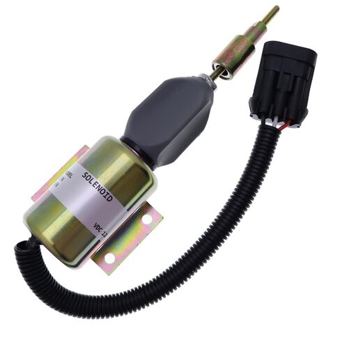 Fuel Shutoff Solenoid, Compatible with Ford Heavy Duty Truck, 12V, F3HZ9N392D, 2003ES12E6UC4B5S2, Truck Replacement Part in Saudi Arabia
