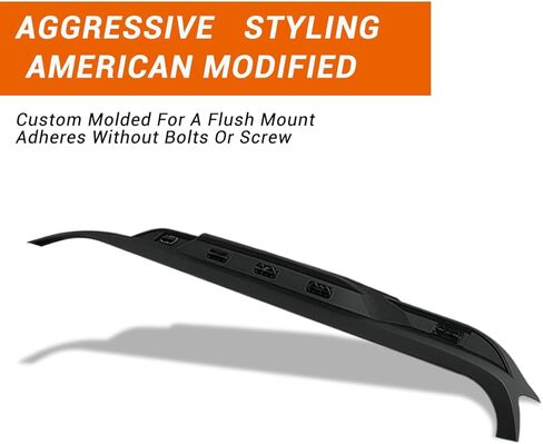 Front roof Spoiler Suitable Compatible with 2018-2024 JL Jeep Wrangler, Easy to Install with Amber LED Lights in Saudi Arabia