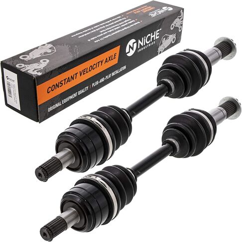 NICHE Front CV Axle Drive Shaft for Yamaha Wolverine Big Bear 350 Kodiak 400 4KB-2510F-00-00 4KB-2510J-00-00 2 Pack in Saudi Arabia