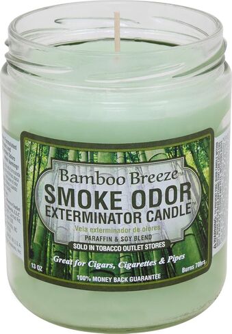 Smoke Odor Exterminator 13 oz Jar Candles Bamboo Breeze, (3) Set of Three Candles. in Kuwait