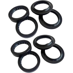 2pc/4/8p 43x55x11 Front Fork Damper Shaft Oil Seal Dust Cover for 1731 2010 2011 2012(2pc Seal) in Kuwait