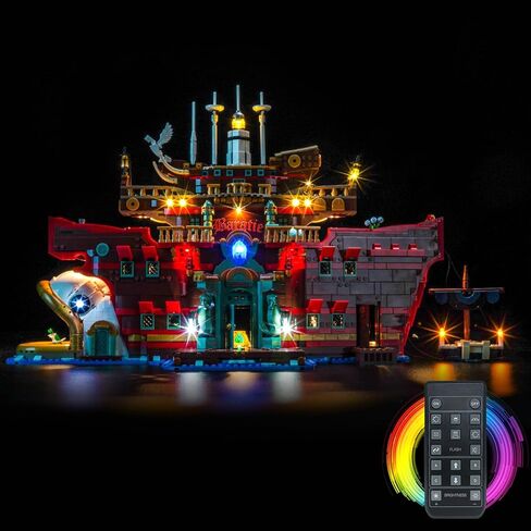 Light kit Compatible with Lego 75640 The Baratie Floating Restaurant - No Model Only Light, LED Lighting Accessories Compatible with Lego Voyager: Bharati Sea Restaurant (RC Version) in Saudi Arabia