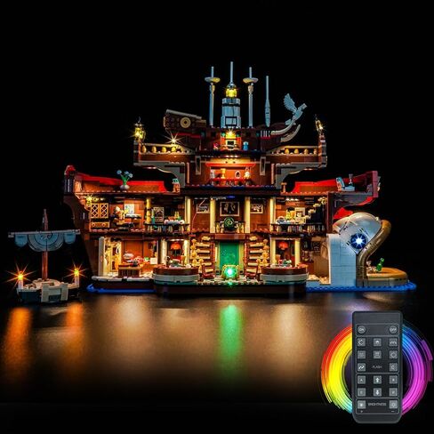 Light kit Compatible with Lego 75640 The Baratie Floating Restaurant - No Model Only Light, LED Lighting Accessories Compatible with Lego Voyager: Bharati Sea Restaurant (RC Version) in Saudi Arabia