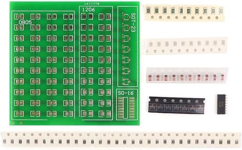 0805 SMD/SMT مكونات لوحة ممارسة اللحام مجموعات المشروع الإلكترونية لتقوم بها بنفسك مجموعة لحام لوحة التدريب على المهارات ترانزستور Led (5 قطعة) in Saudi Arabia