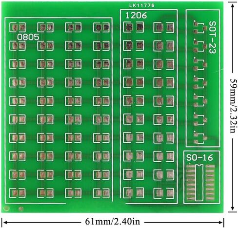 0805 SMD/SMT مكونات لوحة ممارسة اللحام مجموعات المشروع الإلكترونية لتقوم بها بنفسك مجموعة لحام لوحة التدريب على المهارات ترانزستور Led (5 قطعة) in Saudi Arabia