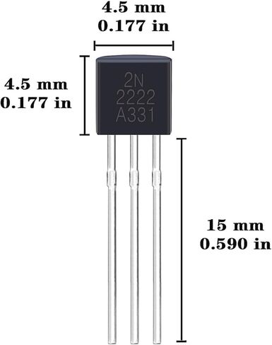 100pcs transistors 20 Values A1015 BC327 BC337 C1815 S8050 S8850 2N2222 2N2907 2N3904 2N3906 C945 S9012 S9013 S9014 S9015(C945 NPN) in Saudi Arabia