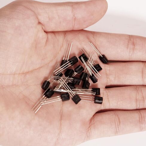 100pcs transistors 20 Values A1015 BC327 BC337 C1815 S8050 S8850 2N2222 2N2907 2N3904 2N3906 C945 S9012 S9013 S9014 S9015(C945 NPN) in Saudi Arabia