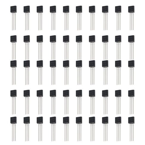 100 قطعة BC547B BC547 TO-92 الترانزستورات ثنائية القطب BJT NPN 45V 100mA مجموعة الترانزستور in Saudi Arabia