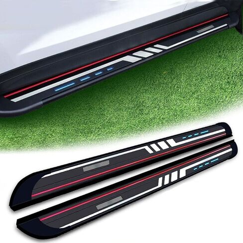 2Pcs Running Boards Compatible with Honda Ridgeline 2017-2024 2025 Aluminium Side Steps Nerf Bars Pedal Protector with Brackets in Saudi Arabia