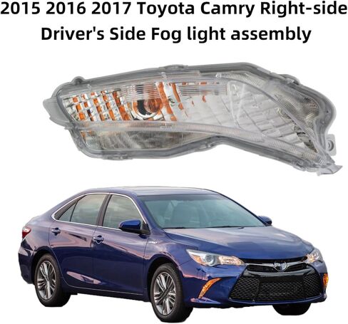 استبدال مصابيح الضباب الأمامية اليمنى لموديل 2015-2017 Toyota Camry SE وLE TO2531153 81510-06050 in Kuwait