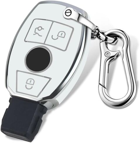 غطاء مفتاح Fob من Mercedes Benz، جراب مفاتيح TPU ناعم متوافق مع مفتاح التحكم عن بعد الذكي CLS CLK AMG CLK CLK GLC GLE GLS ML SL SLK A C E R S G in Kuwait