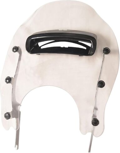 Motorcycle Transparent Detachable Wind Splitter Vented Windshield Windscreen '94-Later Road King Models Except FLHRS 2017 UP(Light Smoke) in Saudi Arabia