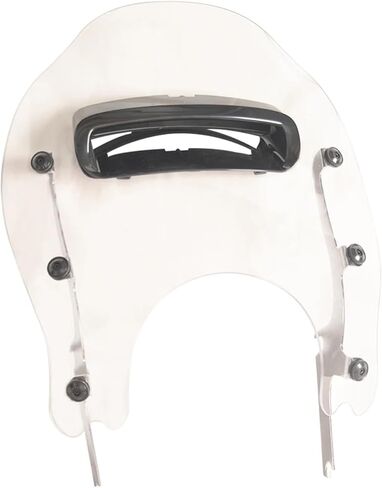 Motorcycle Transparent Detachable Wind Splitter Vented Windshield Windscreen '94-Later Road King Models Except FLHRS 2017 UP(Light Smoke) in Saudi Arabia