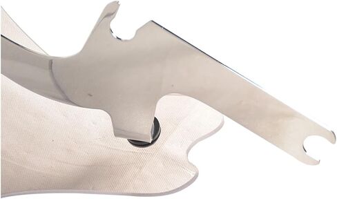 Motorcycle Transparent Detachable Wind Splitter Vented Windshield Windscreen '94-Later Road King Models Except FLHRS 2017 UP(Light Smoke) in Saudi Arabia