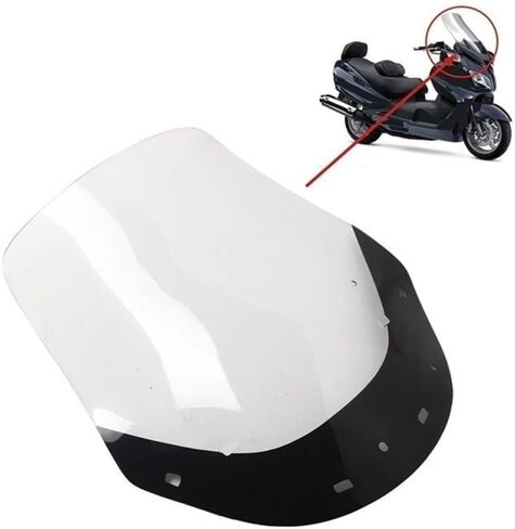 Motorcycle Windshield for Suzuki for Burgman 650 2006-2012 Motorcycle Windshield Extension Spoiler Windscreen Air Deflector in Saudi Arabia