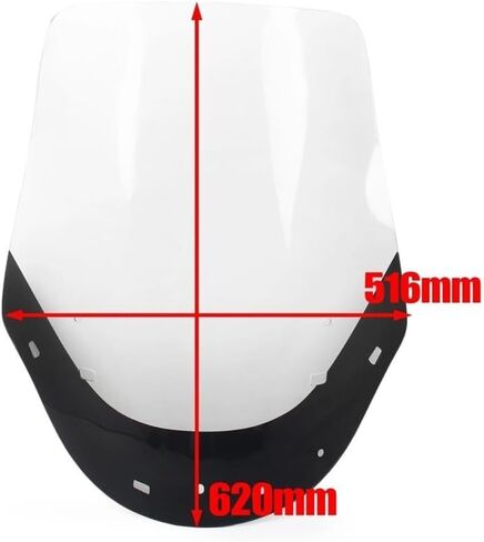Motorcycle Windshield for Suzuki for Burgman 650 2006-2012 Motorcycle Windshield Extension Spoiler Windscreen Air Deflector in Saudi Arabia