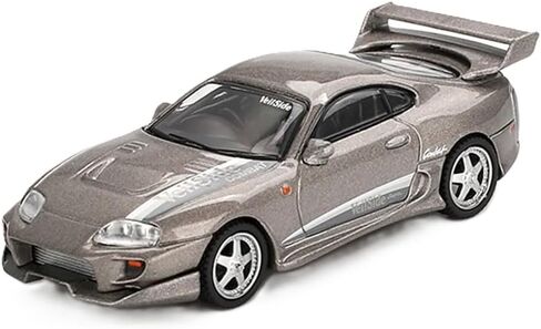 Diecast Model Car Compatible with Mini GT 1:64 Toyota Supra VeilSide Combat V-II Combat Grey Limited Edition MGT00978 in Saudi Arabia