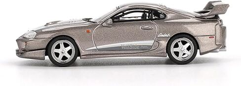 Diecast Model Car Compatible with Mini GT 1:64 Toyota Supra VeilSide Combat V-II Combat Grey Limited Edition MGT00978 in Saudi Arabia