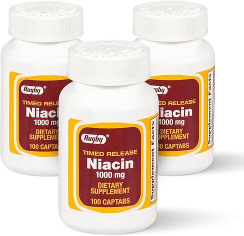 Watson Rugby Labs Niacin Time Release 1000mg 100ct in Kuwait