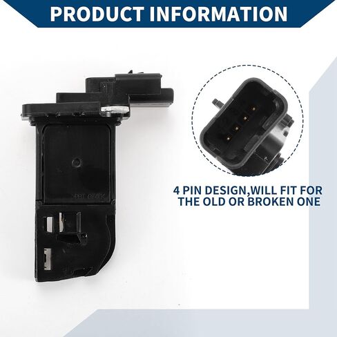 No.9662635680 Mass Air Flow Sensor Meter for Peugeot 3008 SUV/Inner/Durable / 1 Pcs in Saudi Arabia