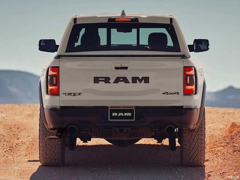 شعار شارة الباب الخلفي باللون الأسود غير اللامع 4X4 مناسب لـ 2019-2022 RAM 1500 2500 3500 Big Horn Rebel TRX OEM Big Horn Rebel (أسود) in Kuwait