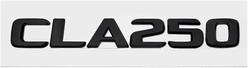 قطعة واحدة 2017-2022 CLA250 CLA 250 حرف شعار خلفي بحقيبة السيارة ملصق لوحة الاسم (فضي) in Kuwait