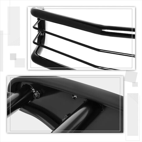 متوافق مع Honda CRV RD SUV 1997-2001 واقي حماية شبكة المصد الأمامي، مطلي باللون الأسود in Saudi Arabia