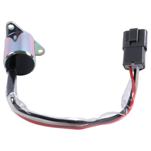 Fuel Shutoff Solenoid, 12V 11923377932, Compatible with Yanmar 3TNV88 3TNE84 4TNE88 4TNE84, Excavator Replacement Part in Saudi Arabia