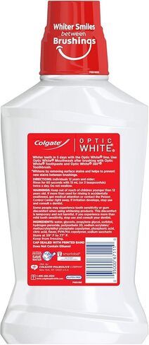 COLGATE OPTIC WHITE MOUTHWASH 8 OZ, 3 pack in Saudi Arabia