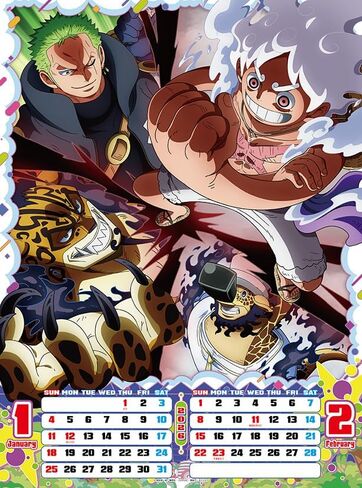 Toei Animation ONE PIECE 2026 Calendar A2 CL-012 in Saudi Arabia