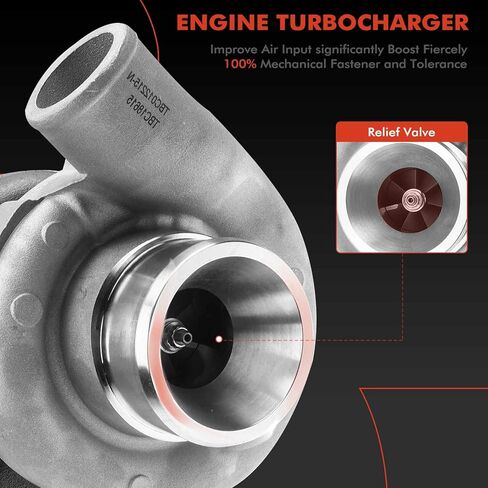 A-Premium Complete Turbo Turbocharger Kit, with Gasket, Compatible with John Deere Industrial Various Gen Set 2000-2012, 4.5L, With 4045/4045T Engine, Replace# 318615, 399-0023-112 in Saudi Arabia
