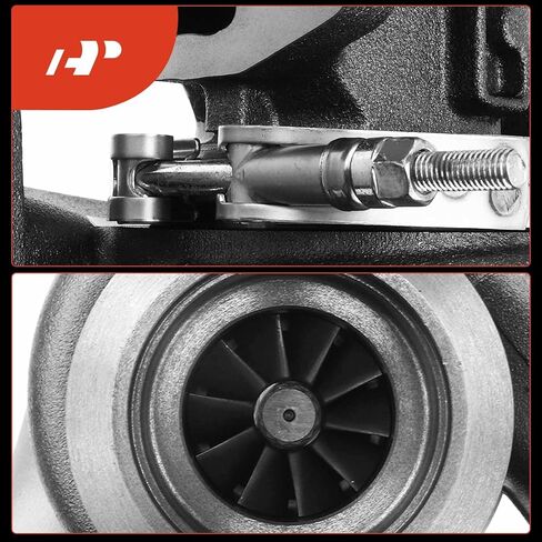 A-Premium Complete Turbo Turbocharger Kit, with Gasket, Compatible with John Deere Industrial Various Gen Set 2000-2012, 4.5L, With 4045/4045T Engine, Replace# 318615, 399-0023-112 in Saudi Arabia