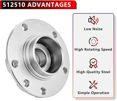 512510 Rear Left or Right Wheel Bearing Hub for Dodge Dart 2013 2014 2015 2016 Wheel Bearing and Hub Assembly Replacement in Saudi Arabia