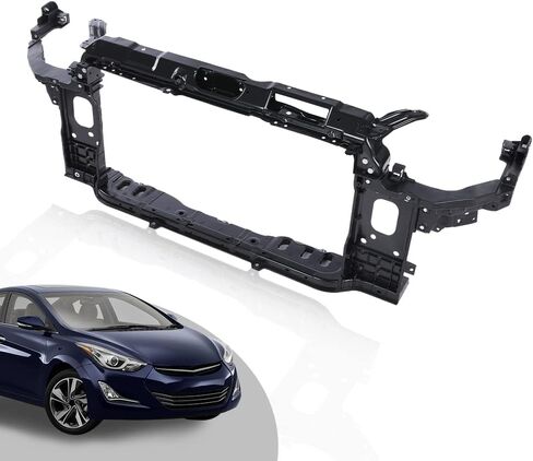 G-PLUS Radiator Support Compatible with 2011 2012 2013 2014 Elantra Sedan Textured Assembly HY1225169, 641013X002, 641013X000 in Saudi Arabia