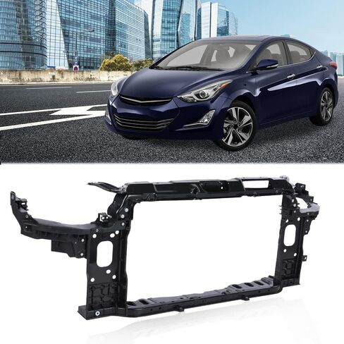 G-PLUS Radiator Support Compatible with 2011 2012 2013 2014 Elantra Sedan Textured Assembly HY1225169, 641013X002, 641013X000 in Saudi Arabia