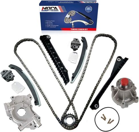 MOCA سلسلة التوقيت ومجموعة مضخة زيت الماء لفورد E-150 E-250 Econoline & F-150 F-250 & Expedition 1997-2001 5.4L V8 SOHC M L W in Kuwait
