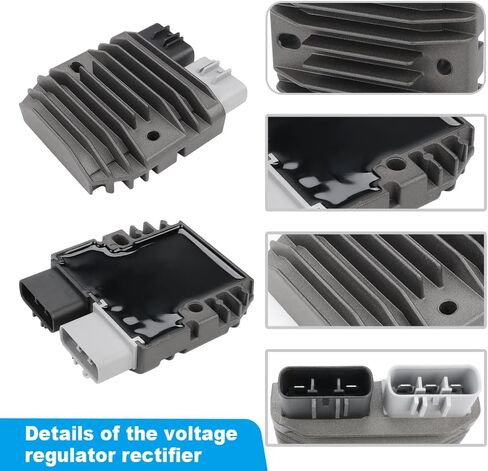 Voltage Regulator Rectifier Compatible with KVF750 Brute Force ZG1400 Concours 14, Compatible with XVS1100 V-Star Custom ZX10R ZX14 ZX14R Teryx Teryx4, Replacement for 21066-0008, 21066-0022 in Saudi Arabia