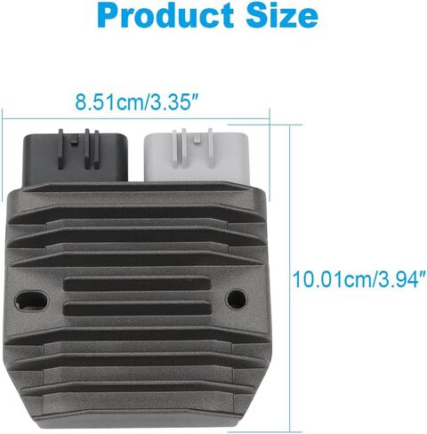 Voltage Regulator Rectifier Compatible with KVF750 Brute Force ZG1400 Concours 14, Compatible with XVS1100 V-Star Custom ZX10R ZX14 ZX14R Teryx Teryx4, Replacement for 21066-0008, 21066-0022 in Saudi Arabia