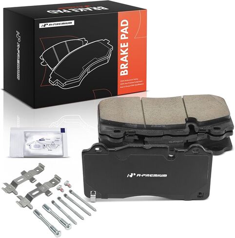 A-Premium Front Ceramic Disc Brake Pads Set Compatible with Chevrolet and Cadillac Models - Camaro 2017-2024, CTS 2016-2019, 4 Pcs in Saudi Arabia