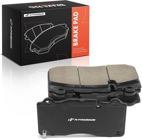 A-Premium Front Ceramic Disc Brake Pads Set Compatible with Chevrolet and Cadillac Models - Camaro 2017-2024, CTS 2016-2019, 4 Pcs in Saudi Arabia