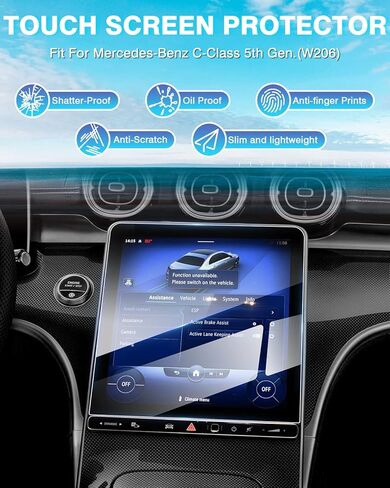 Karltys 2 Pack 10.1-Inch Screen Protector for Audi A4 /A5 2020-2024 2025 & Audi Q5 2021-2025, 9H Hardness Touchscreen Tempered Glass Anti Glare Screen Cover for Audi Q5 Accessories in Kuwait