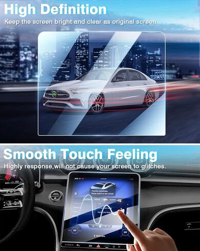 Karltys 2 Pack 10.1-Inch Screen Protector for Audi A4 /A5 2020-2024 2025 & Audi Q5 2021-2025, 9H Hardness Touchscreen Tempered Glass Anti Glare Screen Cover for Audi Q5 Accessories in Kuwait