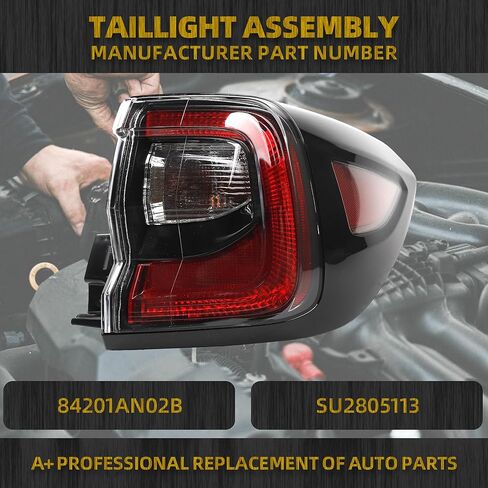 Dasbecan Tail Light Assembly LED Compatible With 2020-2024 Subaru Outback Taillight Rear Lamp Left Driver Side 84201AN03B in Saudi Arabia
