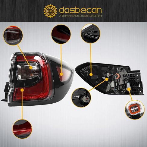Dasbecan Tail Light Assembly LED Compatible With 2020-2024 Subaru Outback Taillight Rear Lamp Left Driver Side 84201AN03B in Saudi Arabia